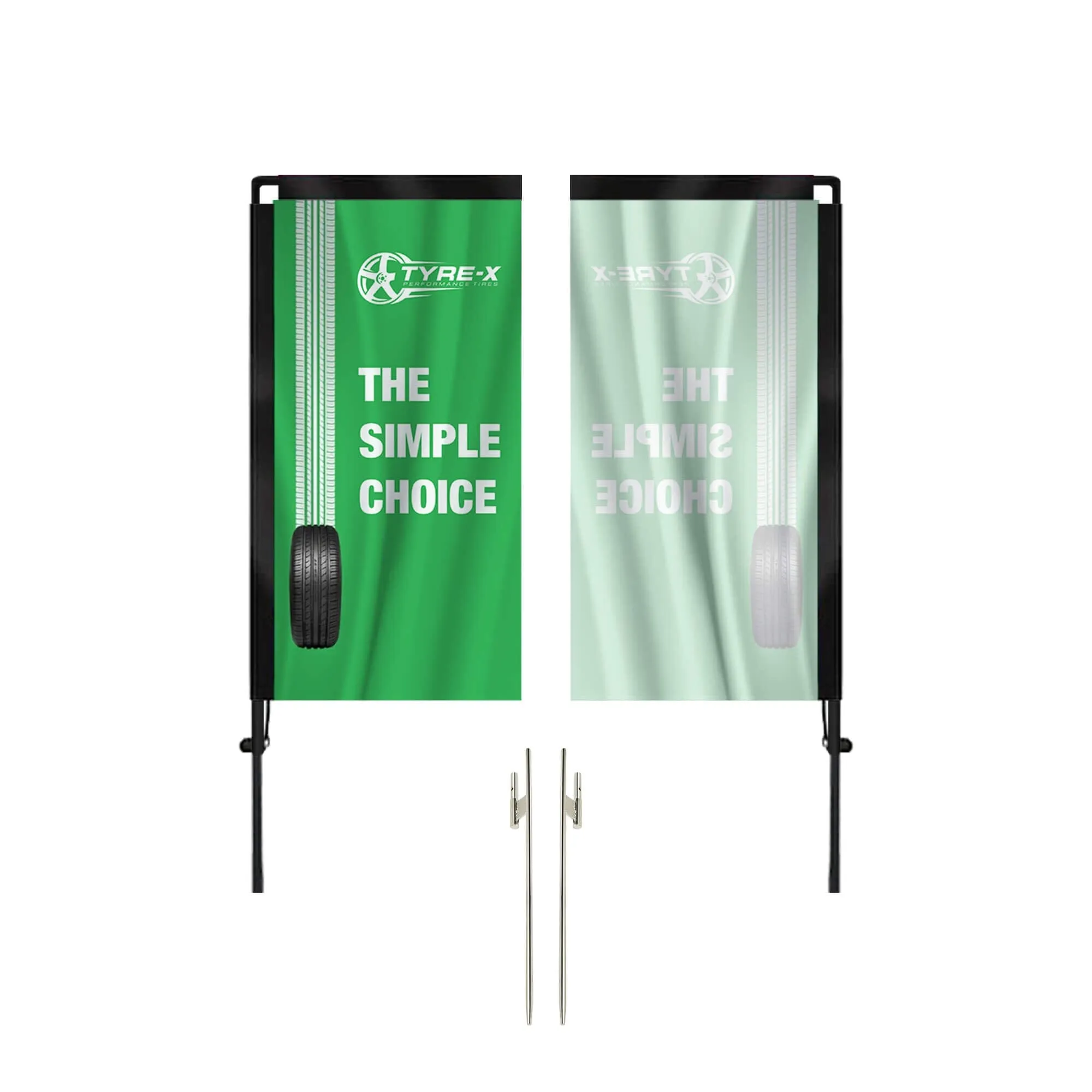 Custom Rectangle Flag Banner