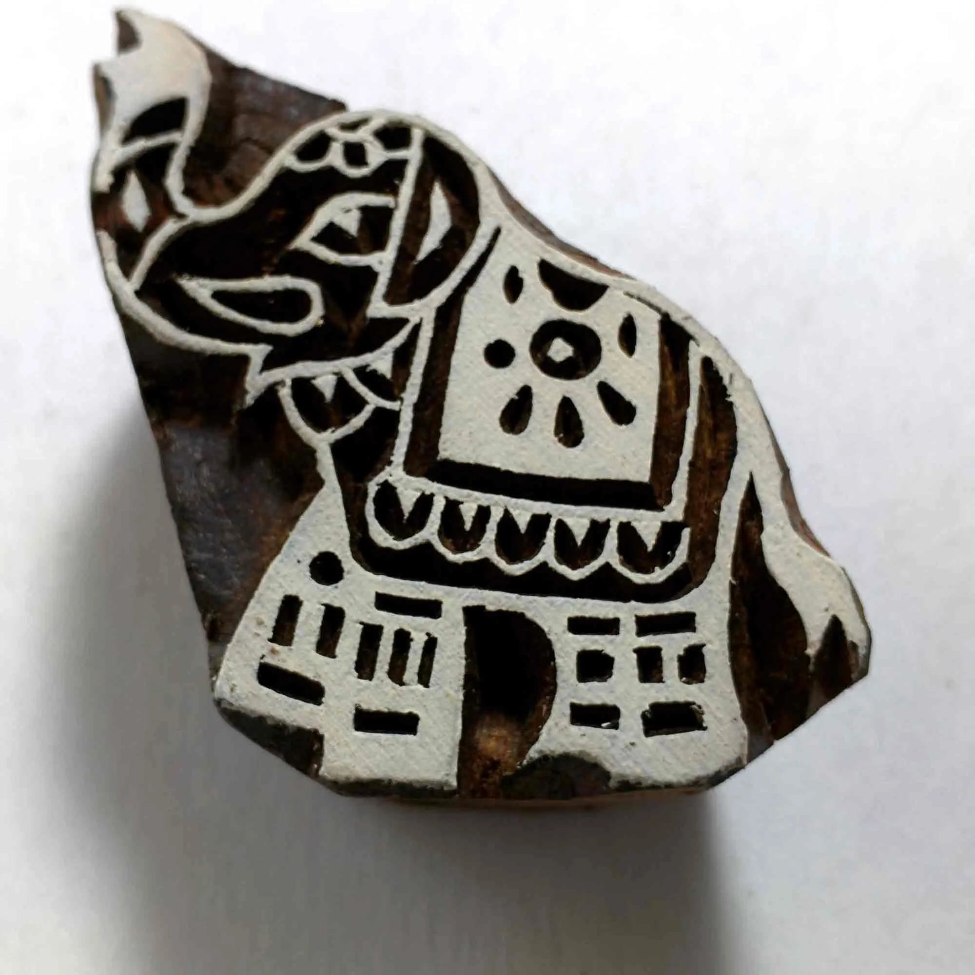 Elephant Block Printing Stamp