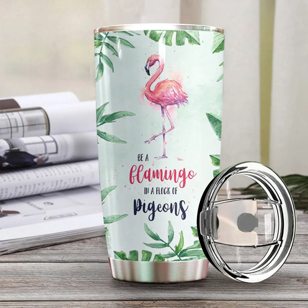 Flamingo Beautiful Personalized Tumbler