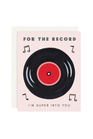 For The Record Greeting Card