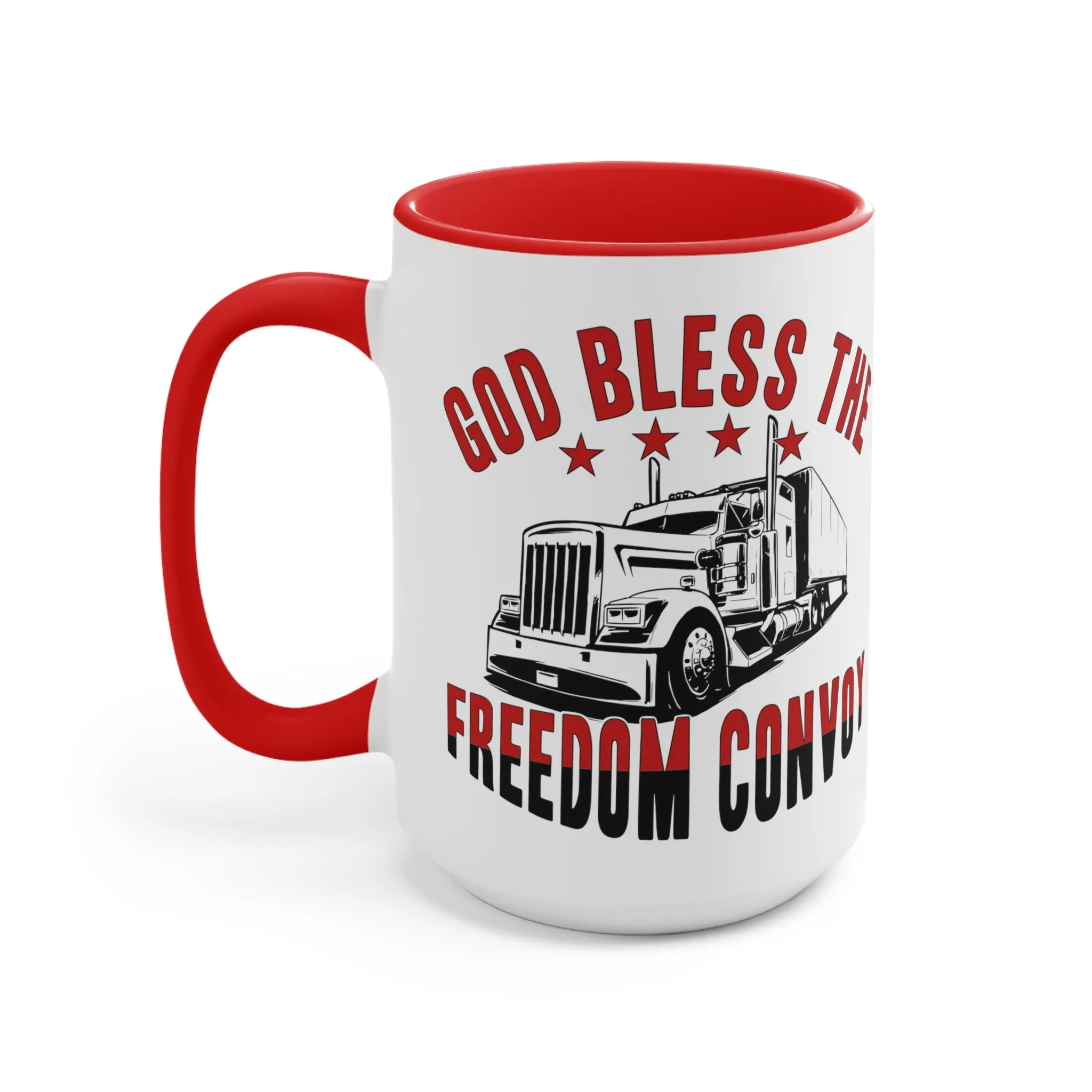 God Bless the Freedom Convoy 2022 Mug (2 Sizes, 2 Colors)