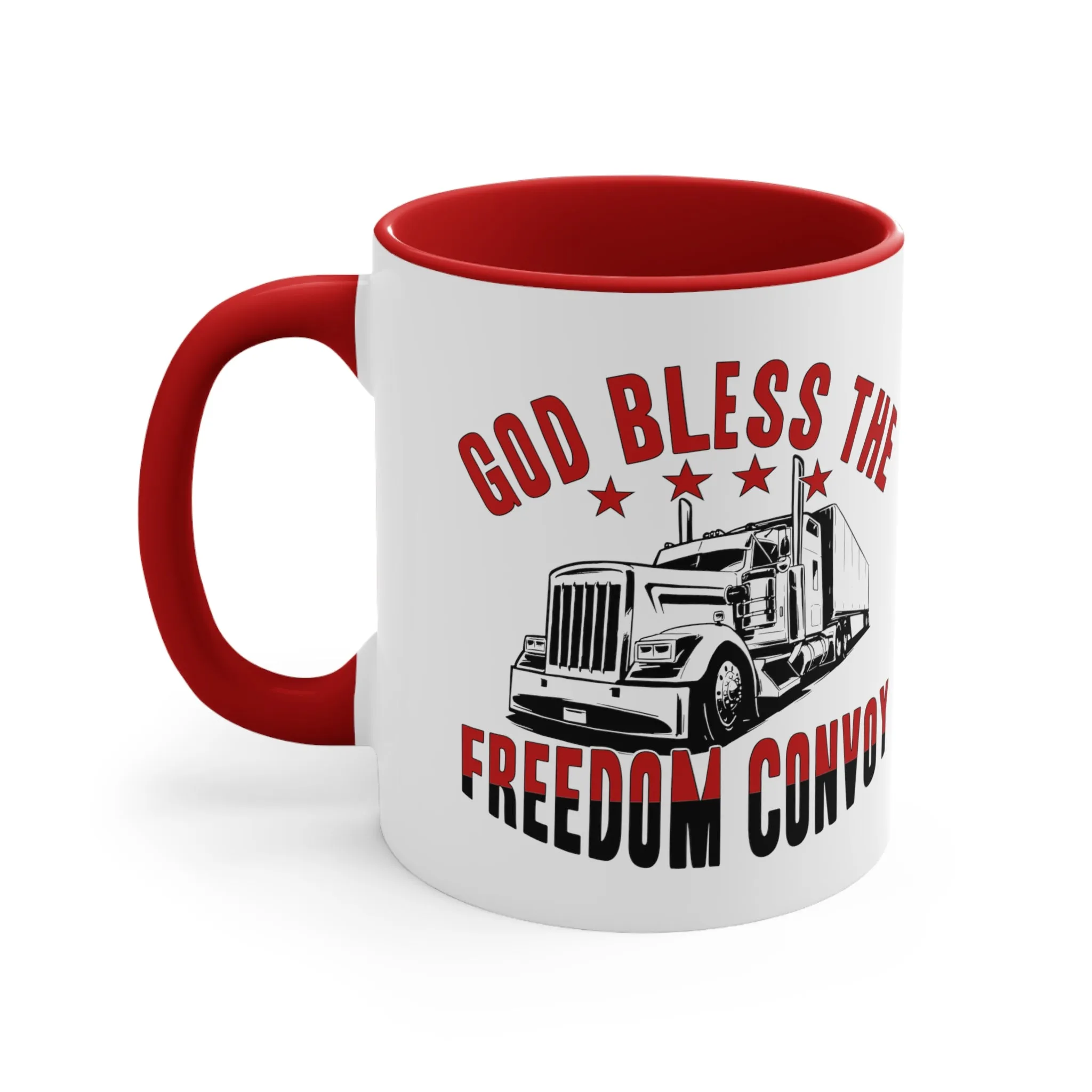 God Bless the Freedom Convoy 2022 Mug (2 Sizes, 2 Colors)