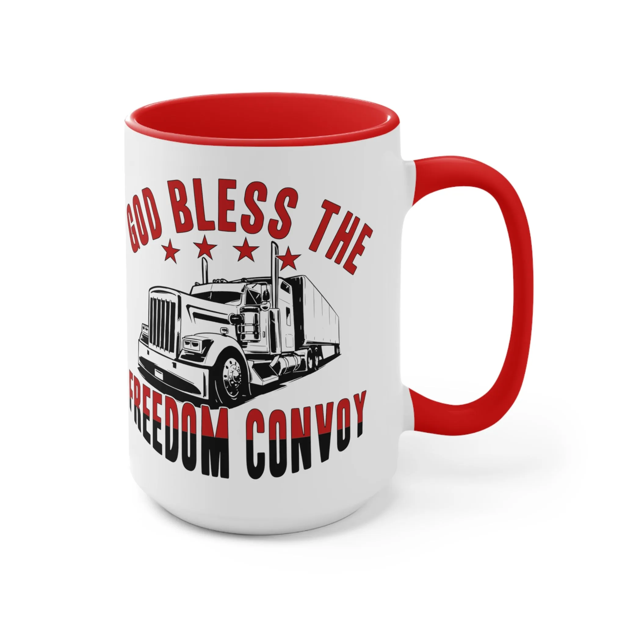 God Bless the Freedom Convoy 2022 Mug (2 Sizes, 2 Colors)