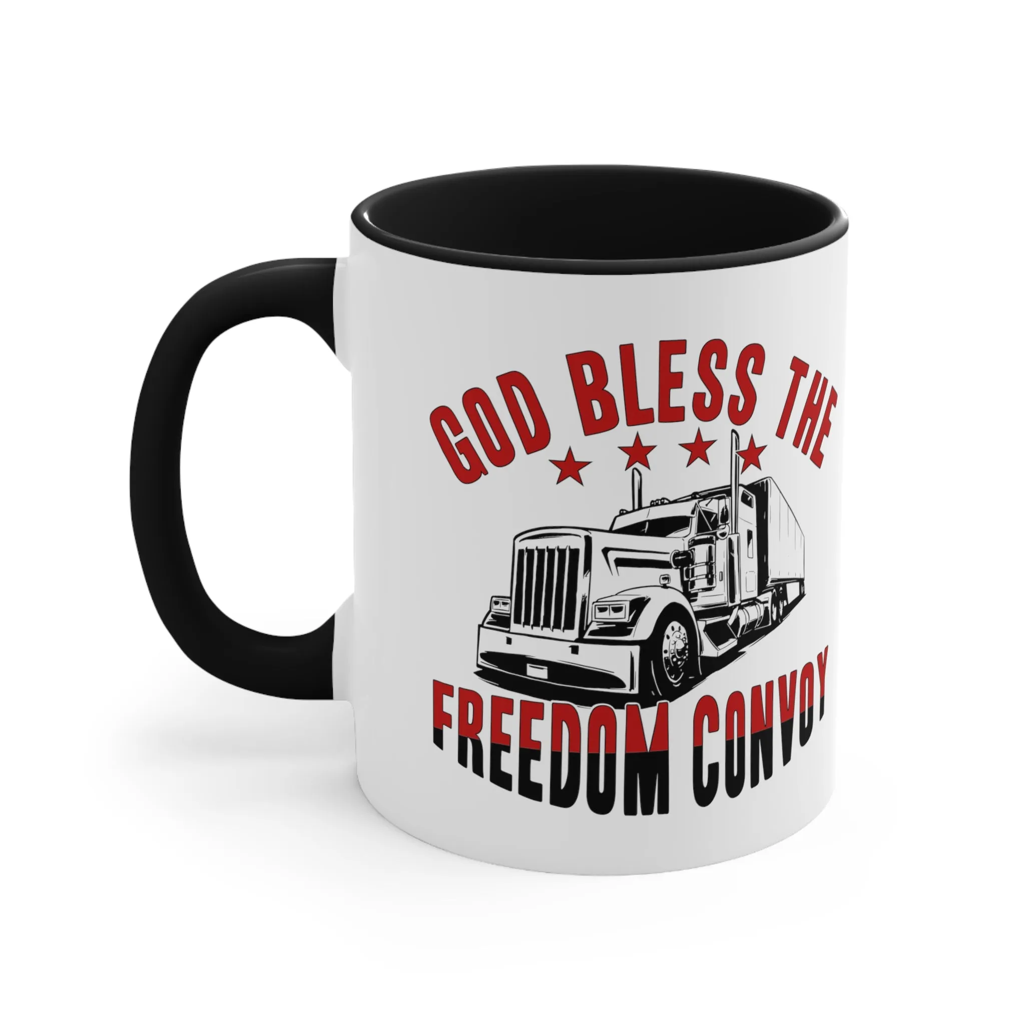 God Bless the Freedom Convoy 2022 Mug (2 Sizes, 2 Colors)