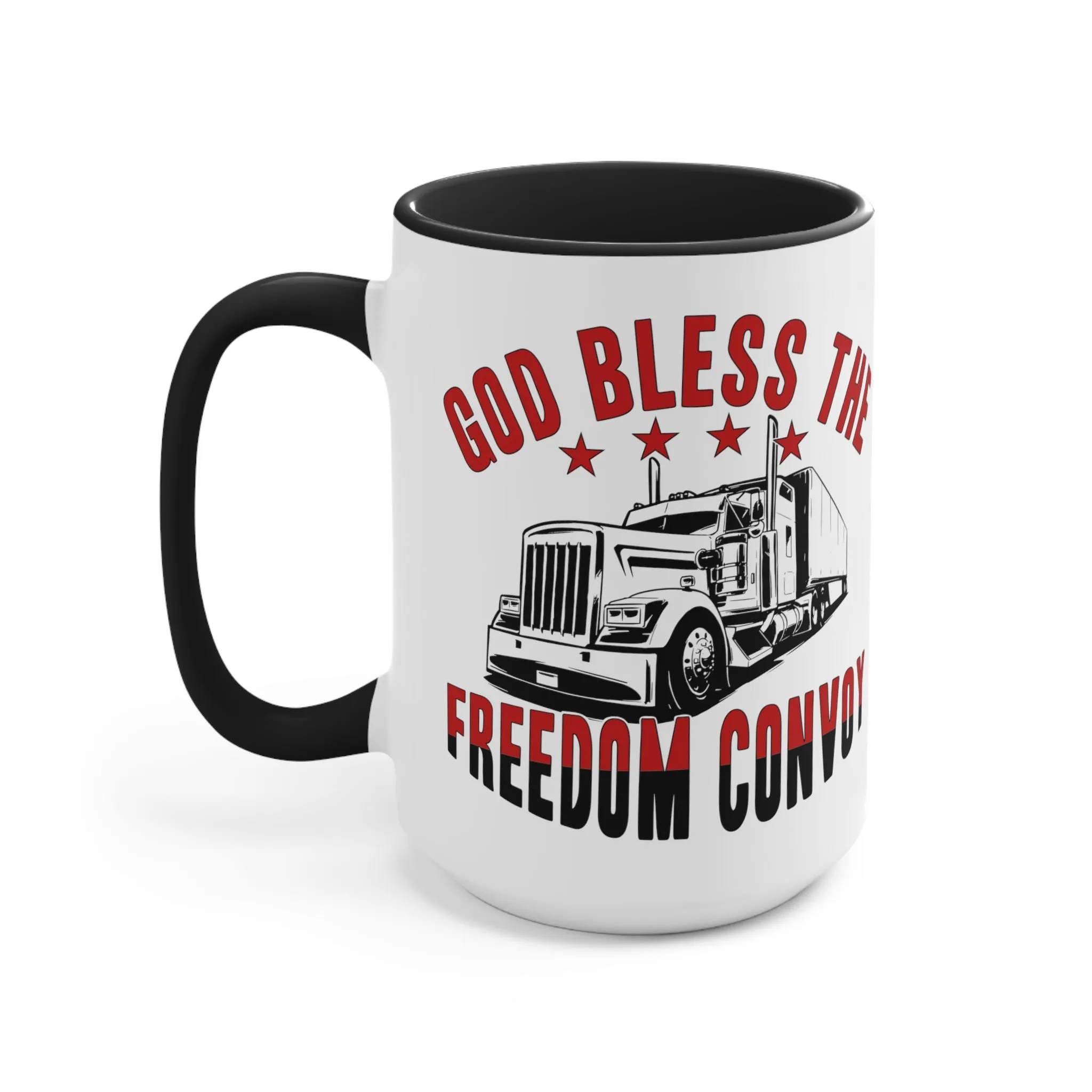 God Bless the Freedom Convoy 2022 Mug (2 Sizes, 2 Colors)