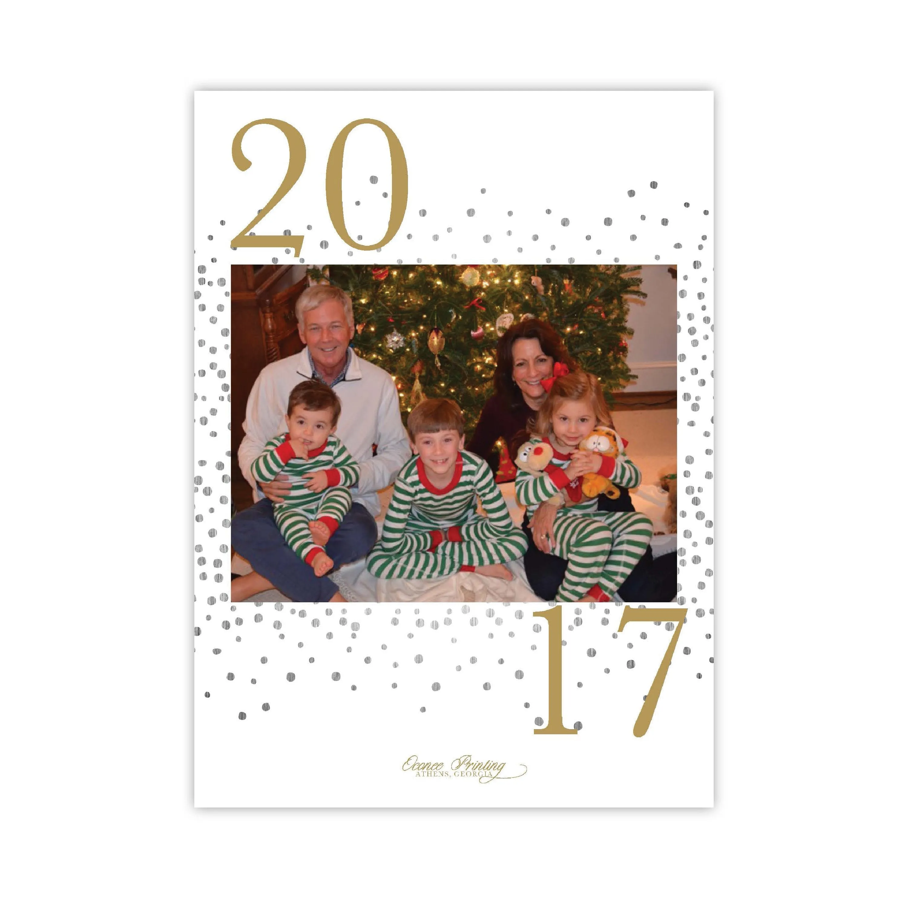 Happiest New Year Holiday Card