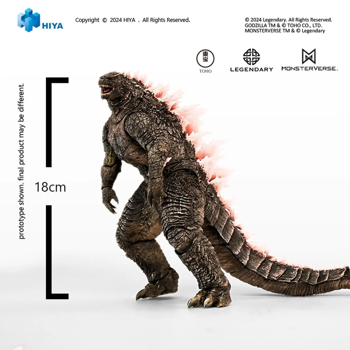 Hiya Toys Exquisite Basic Series Godzilla x Kong: The New Empire Godzilla Evolved (Previews Exclusive)