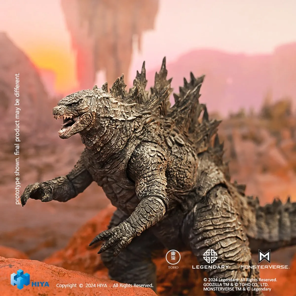 Hiya Toys Exquisite Basic Series Godzilla x Kong: The New Empire Godzilla Re-Evolved (Previews Exclusive)