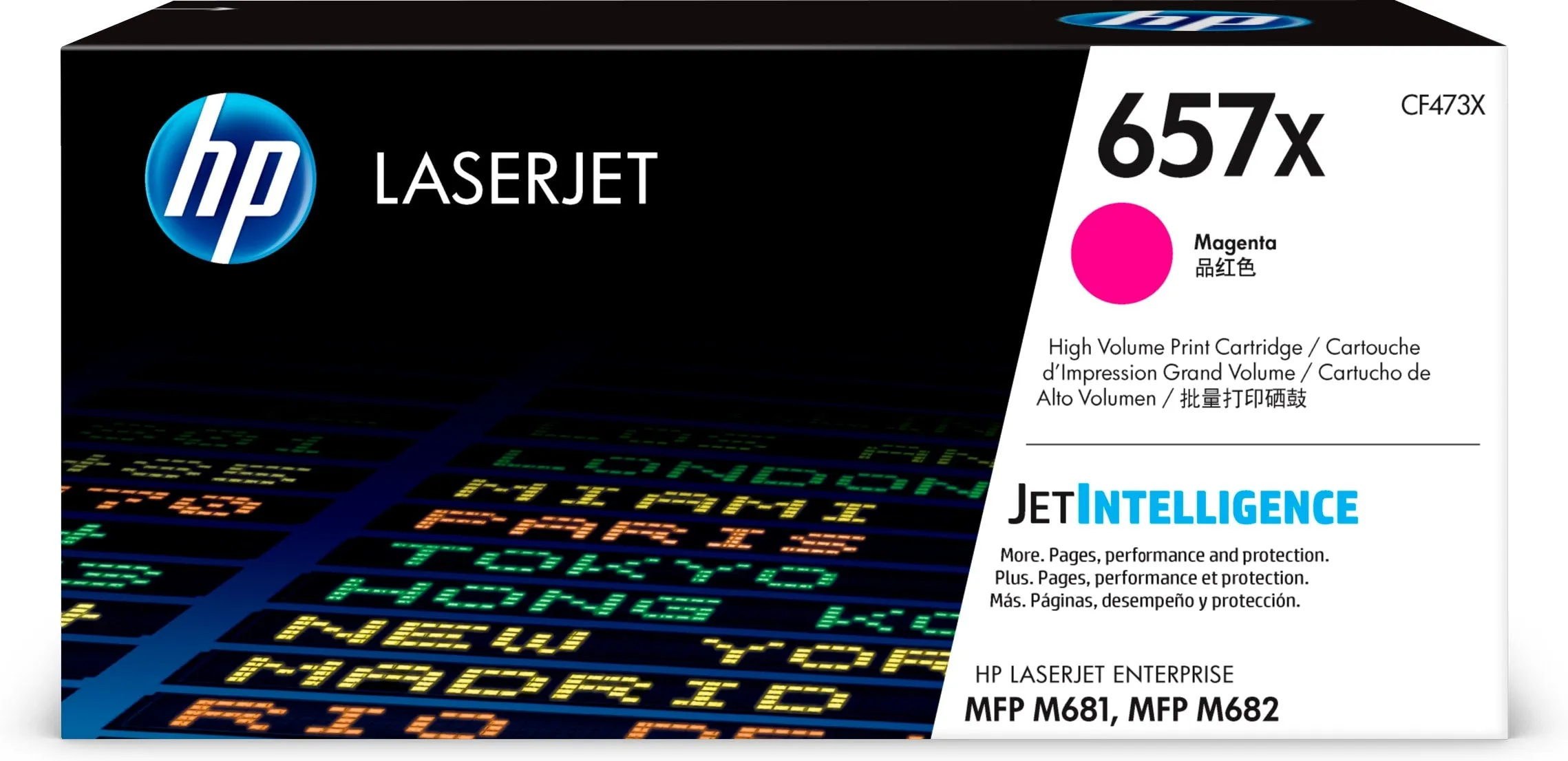 Hp 657X - High Yield - Magenta - Original - Laserjet - Toner Cartridge (Cf473x)