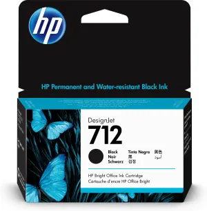 Hp 712 38-Ml Black Designjet