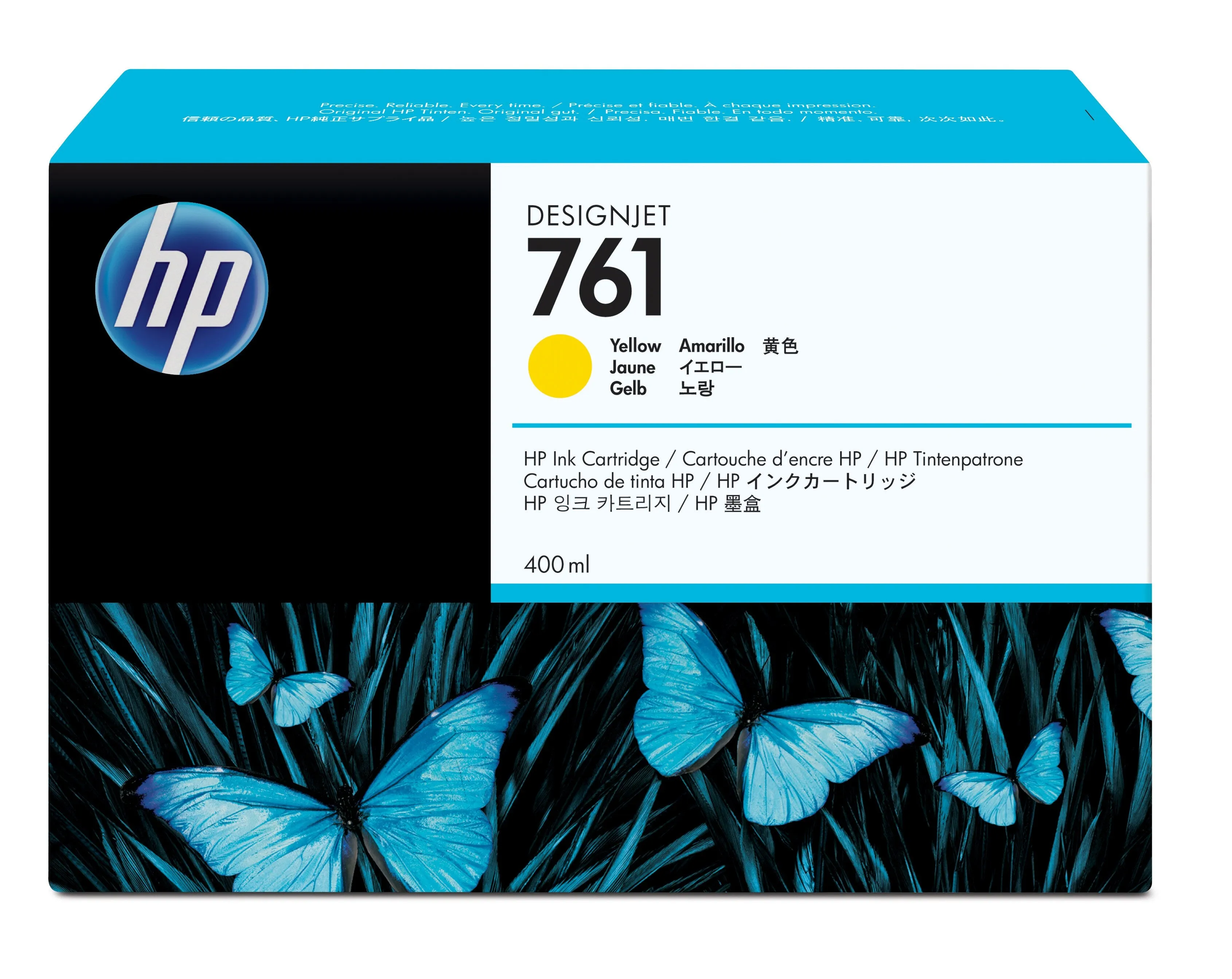 Hp 761 - Yellow - Original - Designjet - Ink Cartridge