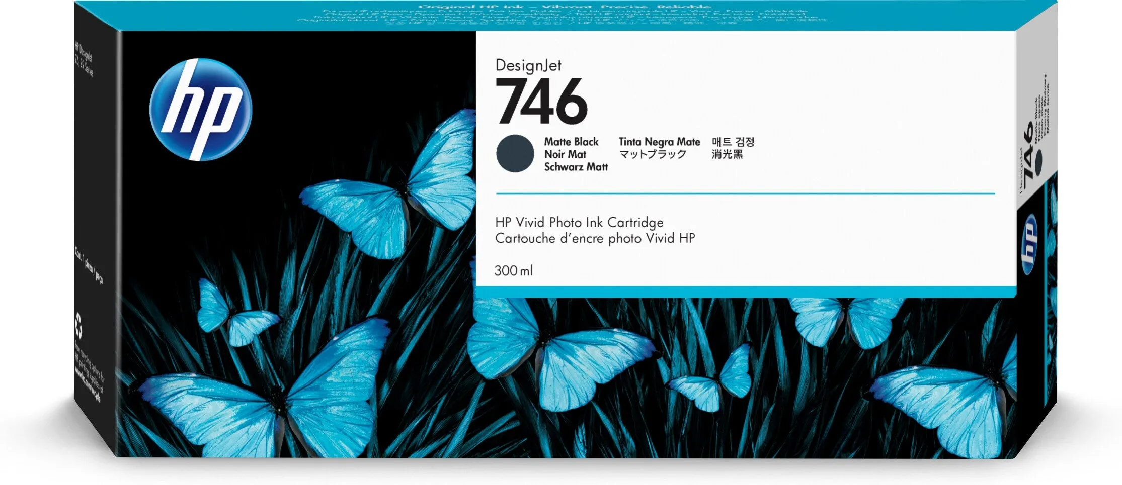 Hp Tinte 746 P2v83a Schwarz Matt