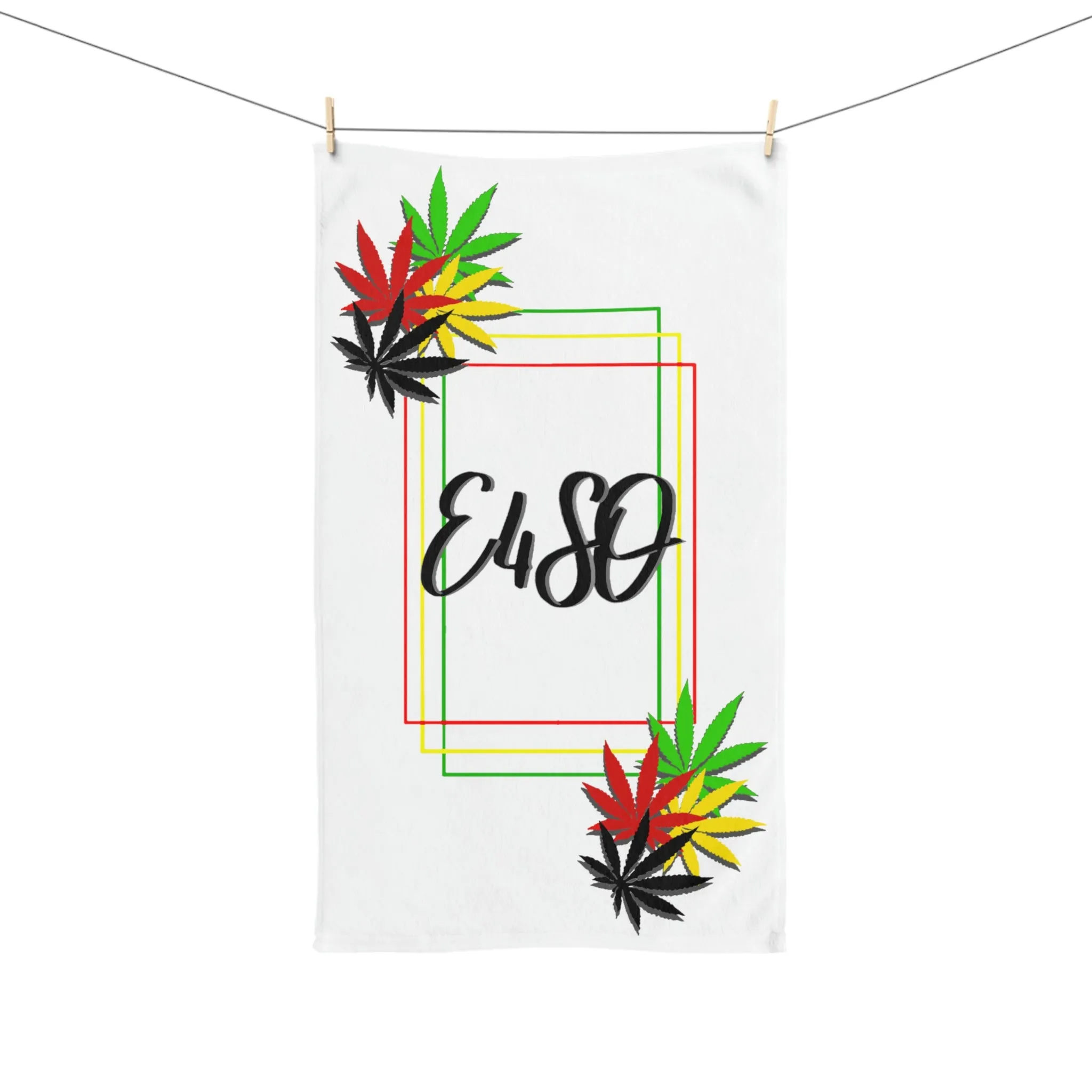 Large Print E4SO Hand Towel