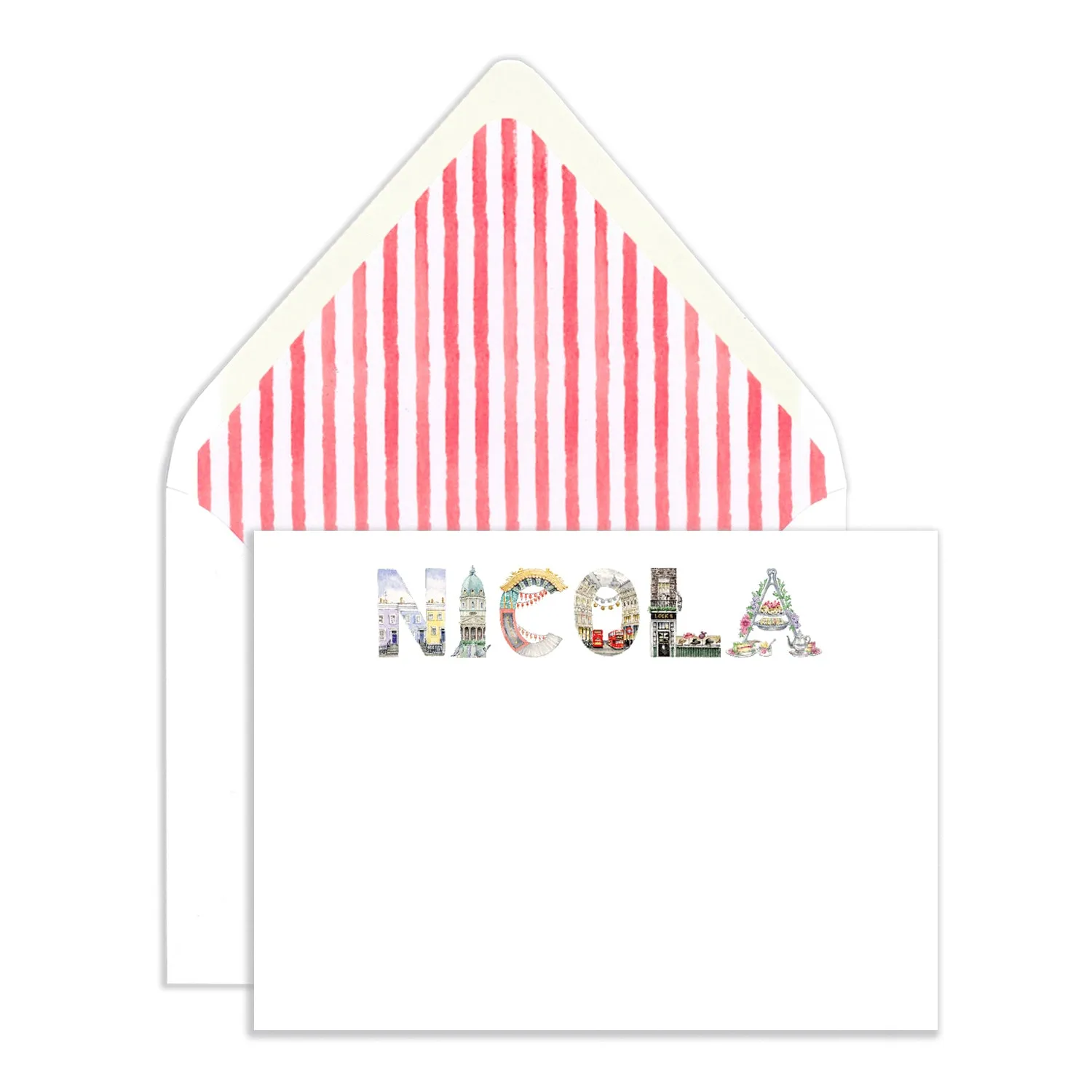 London Personalized Stationery