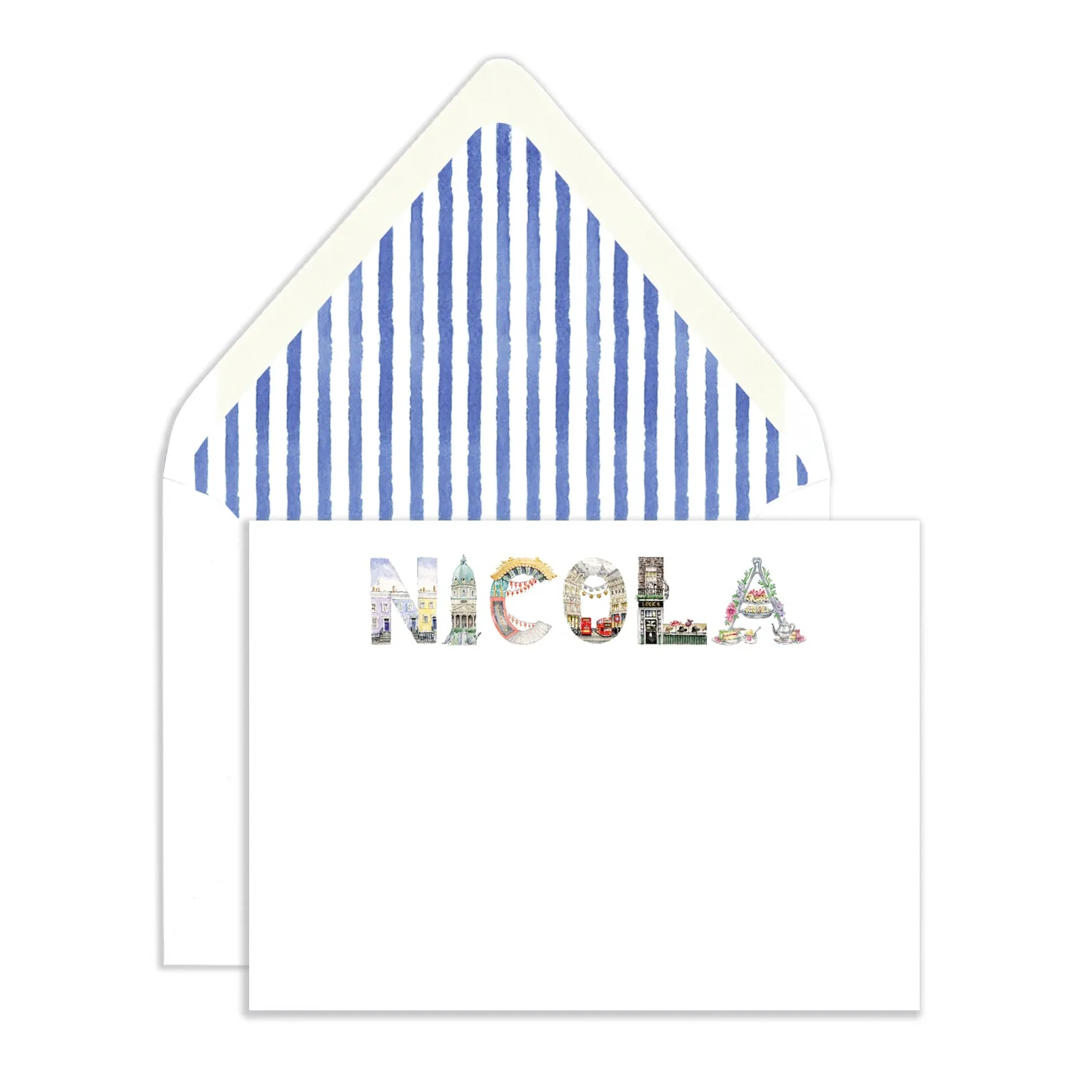 London Personalized Stationery