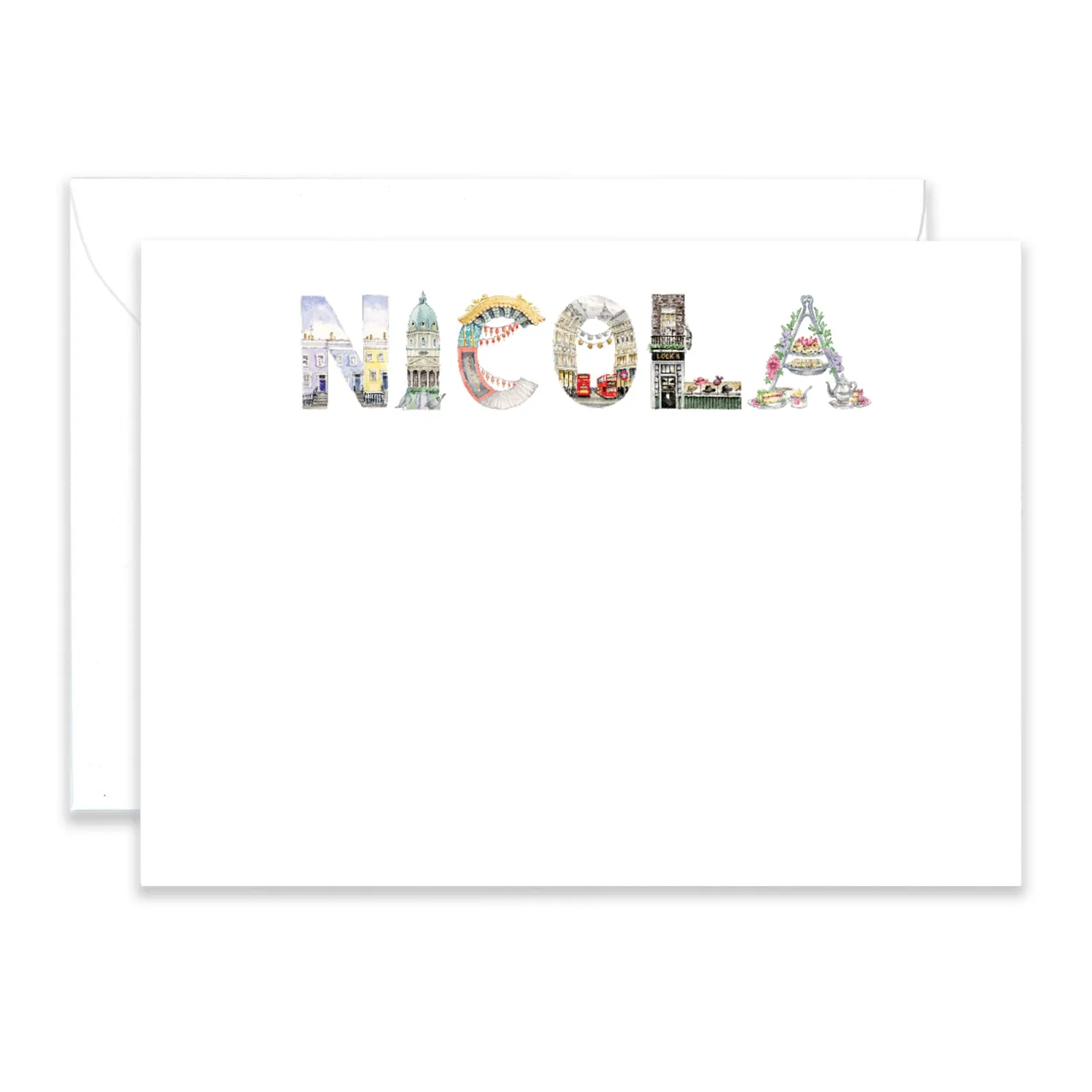 London Personalized Stationery