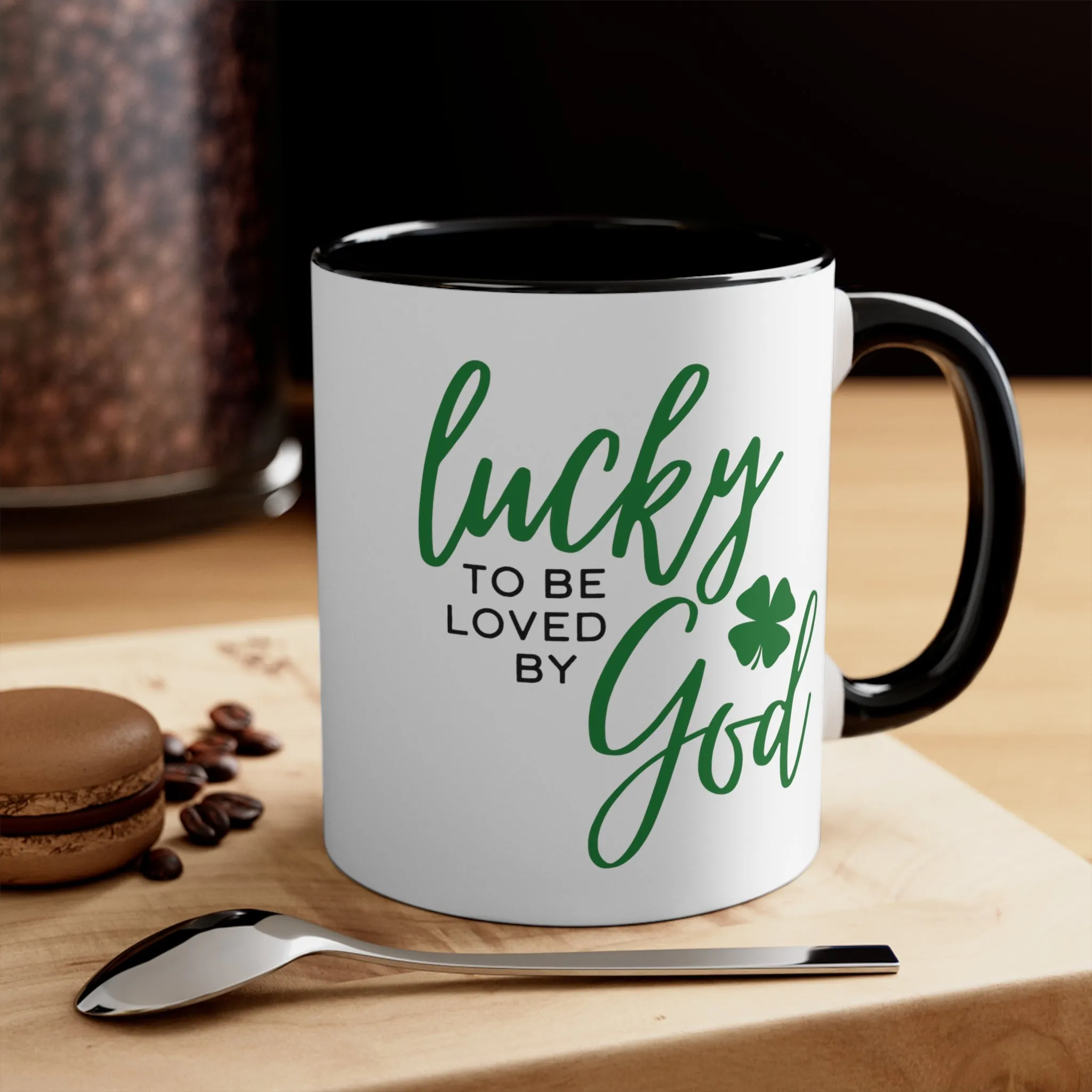 Lucky to be Loved by God Mug