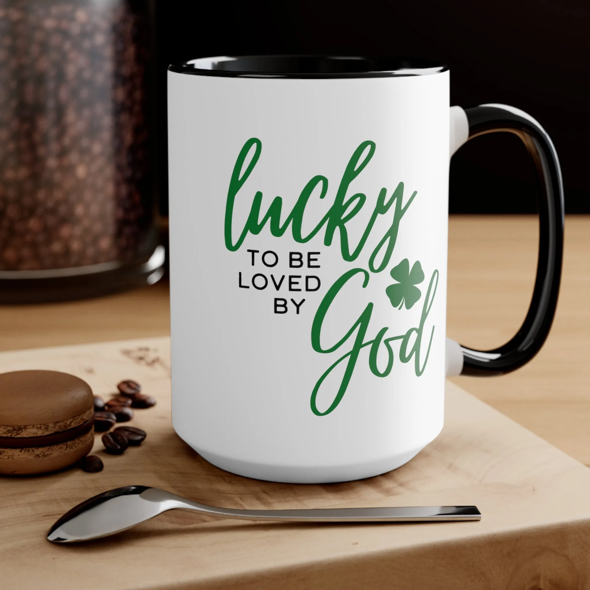 Lucky to be Loved by God Mug