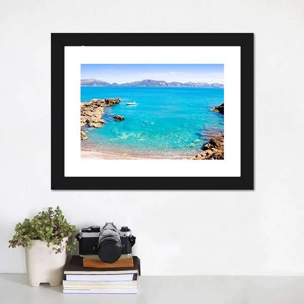 Mallorca La Victoria Beach Canvas Wall Art