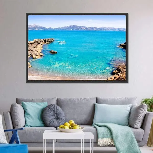 Mallorca La Victoria Beach Canvas Wall Art