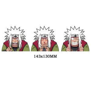 Naruto Jiraiya Legendary Sanin 3D Waterproof Stickers | 14cm x 13cm |