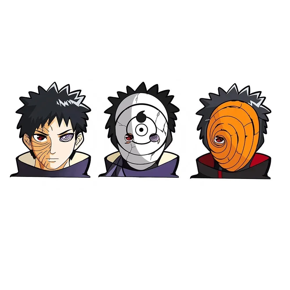 Naruto Obito Uchiha 3D Lenticular Motion Holographic  | 6CM x 7CM |