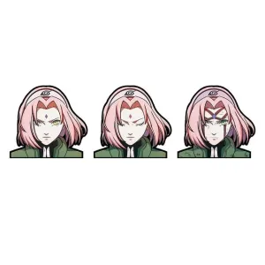 3D Lenticular Holographic Art of Sakura Haruno from Naruto | 139 x 130 mm | Dynamic Motion Display