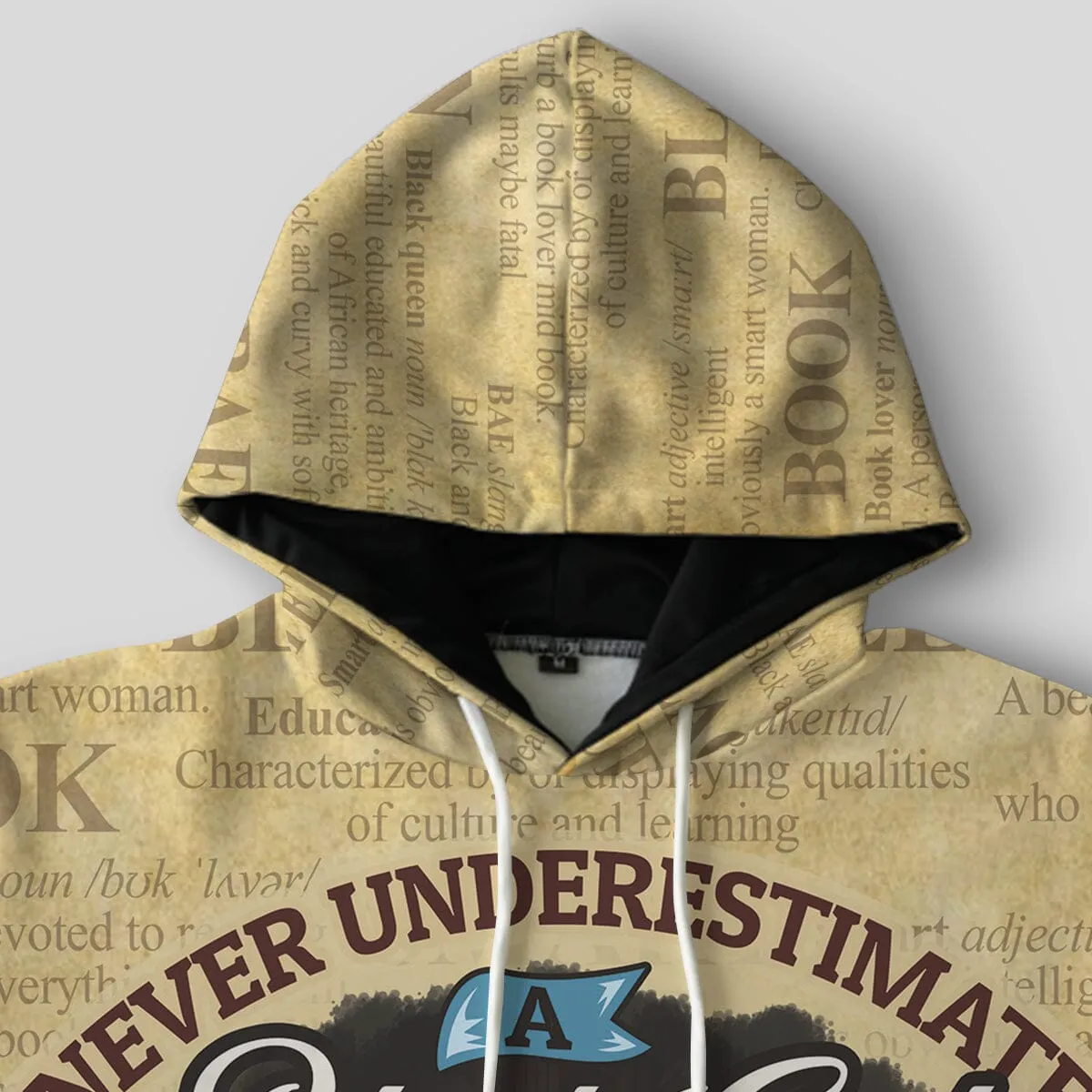 Never Underestimate A Book Lover All-over Hoodie