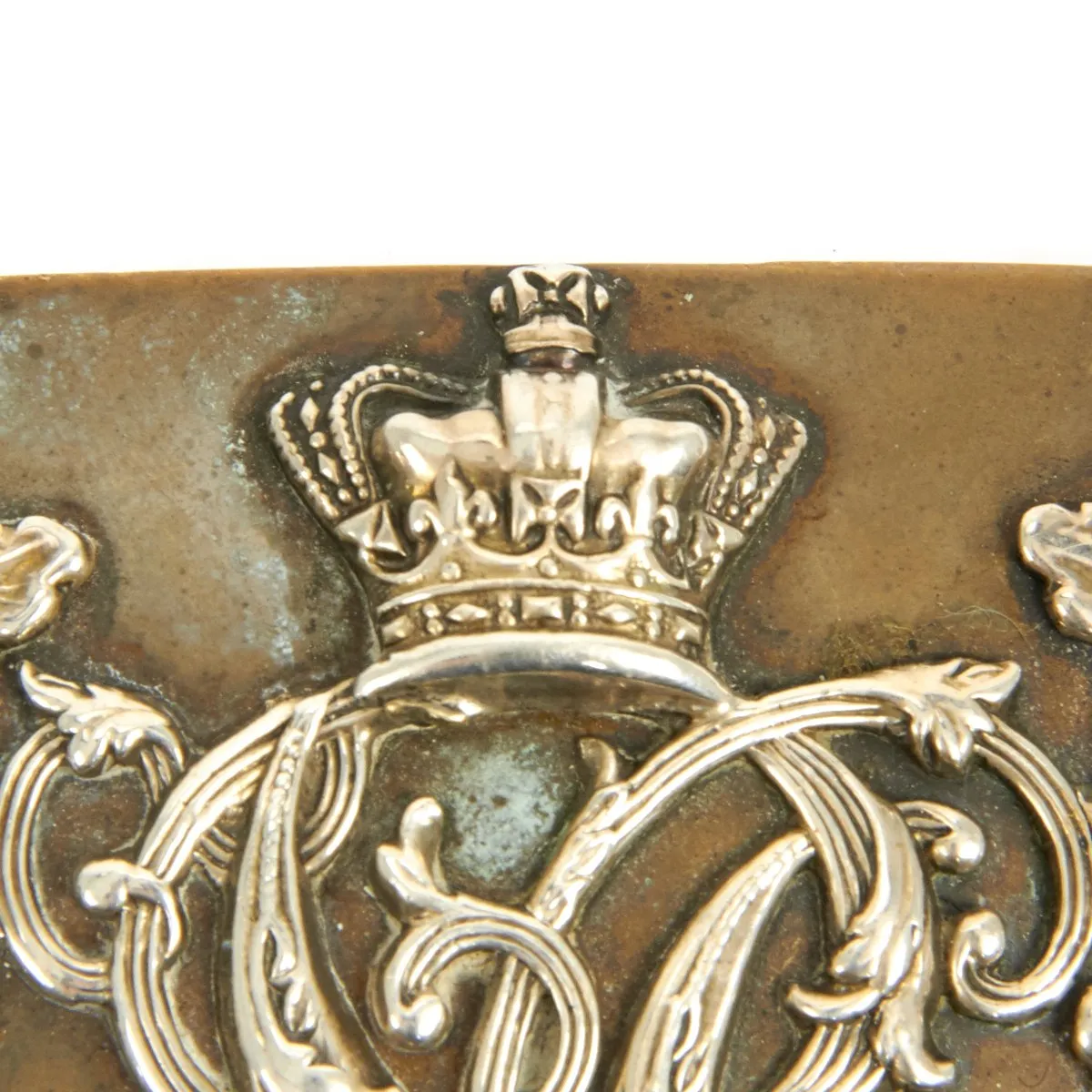 Original British Victorian General Service Ornate Belt Buckle for Officers or Senior NCOs - c.1880