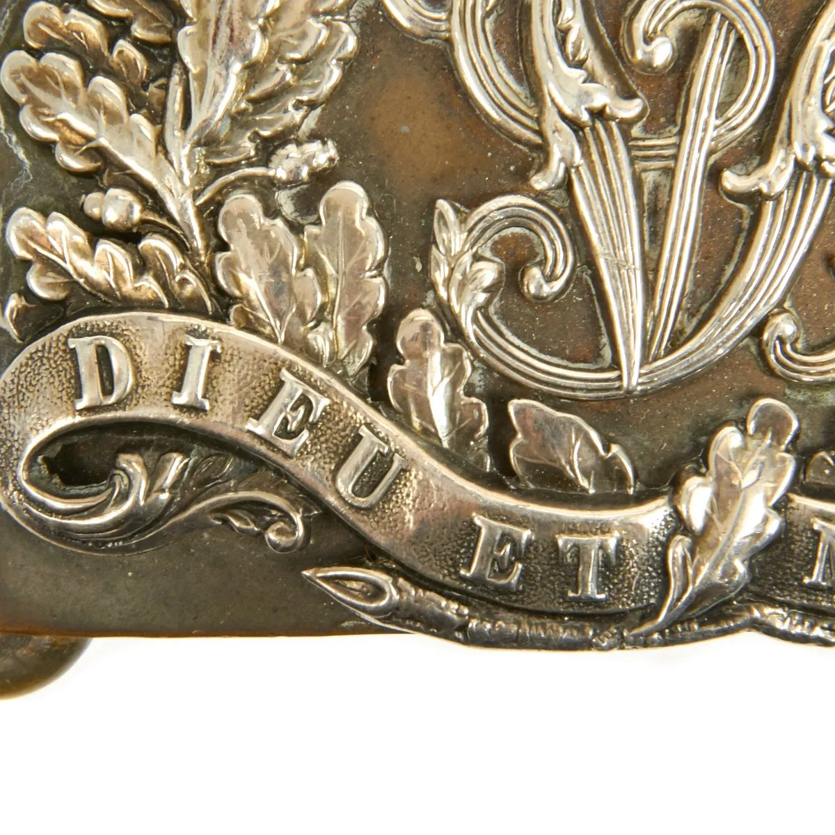 Original British Victorian General Service Ornate Belt Buckle for Officers or Senior NCOs - c.1880