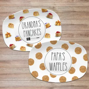 Pancake  Waffle  Grilled Cheese  Personalized Platter