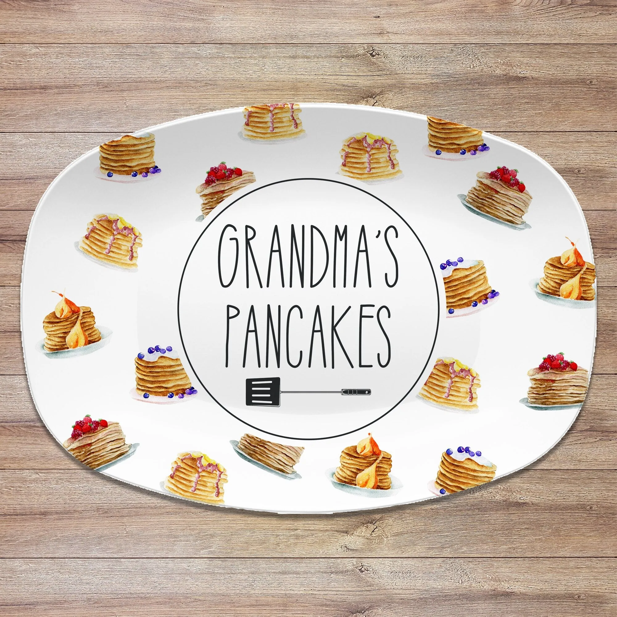 Pancake  Waffle  Grilled Cheese  Personalized Platter