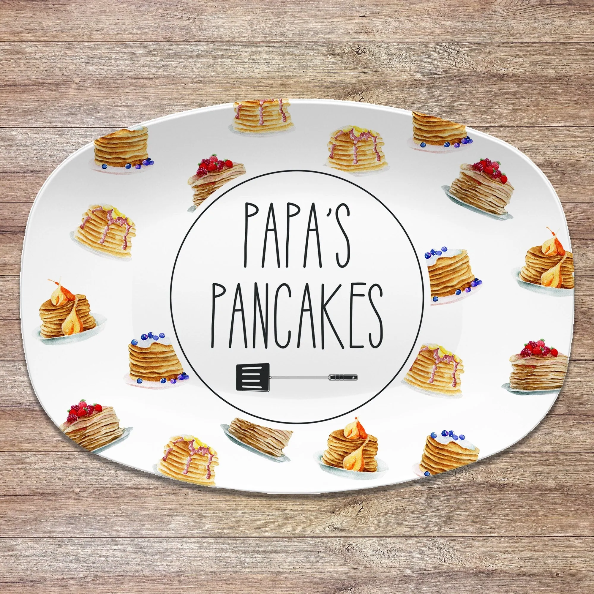 Pancake  Waffle  Grilled Cheese  Personalized Platter