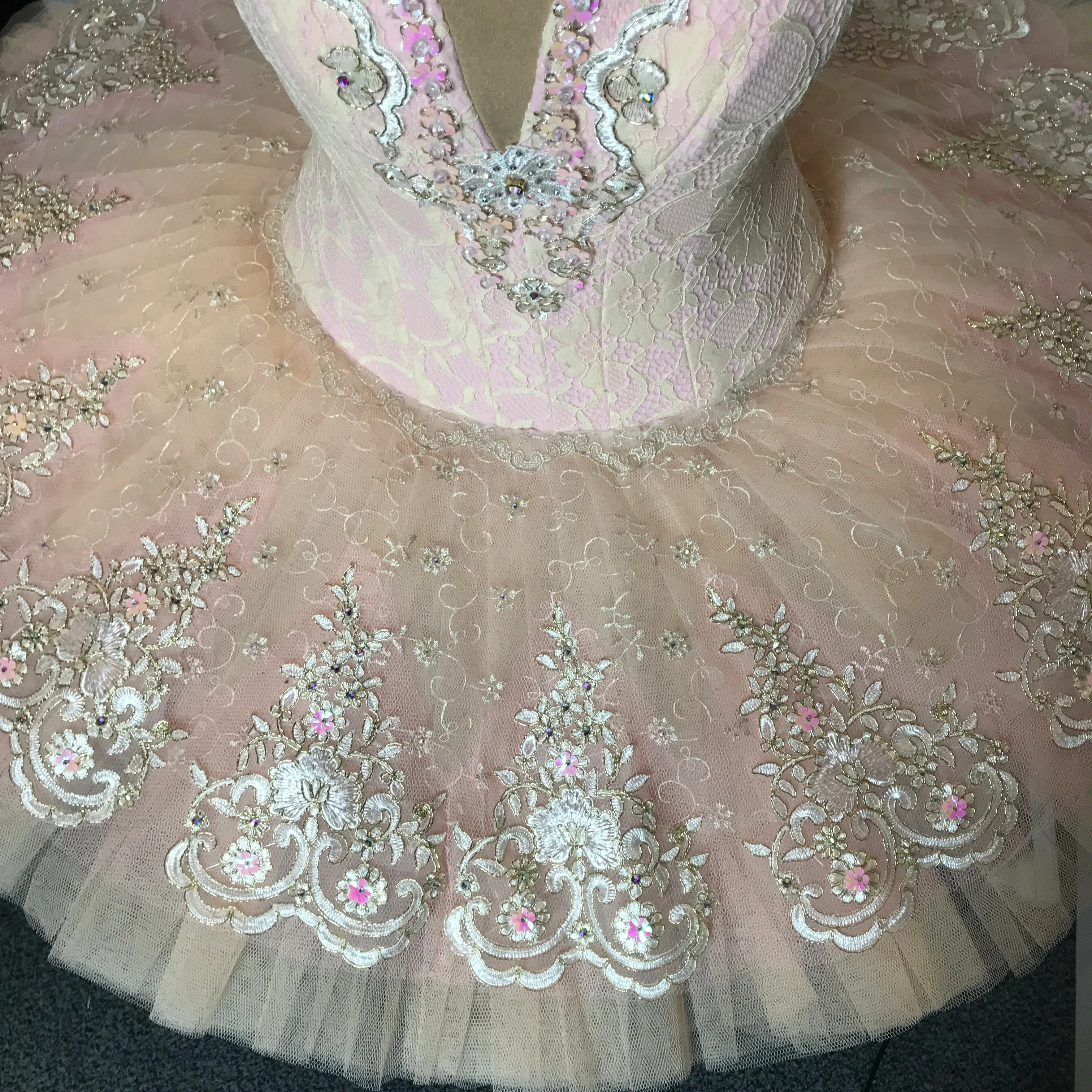 Peach Sugar Plum Aurora tutu