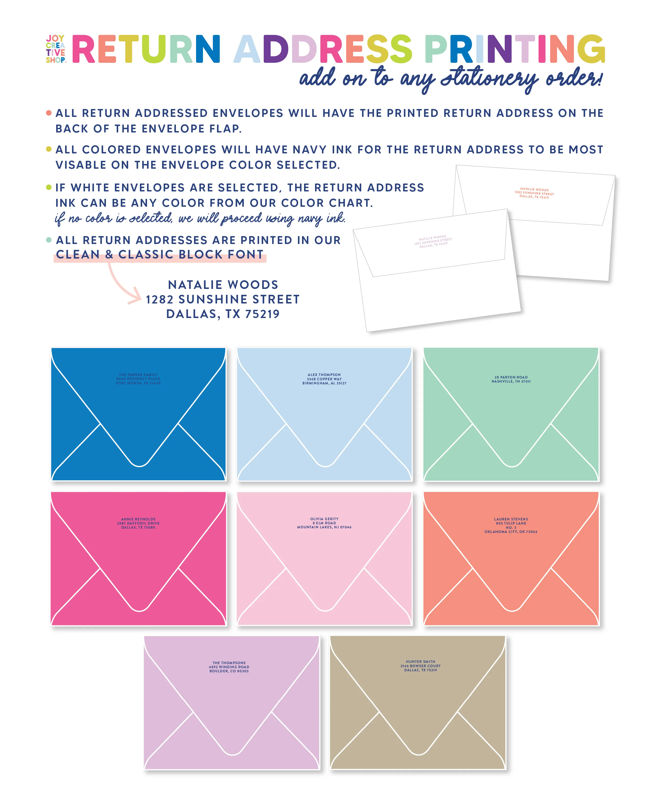 Personalized Spring Scallop Stationery