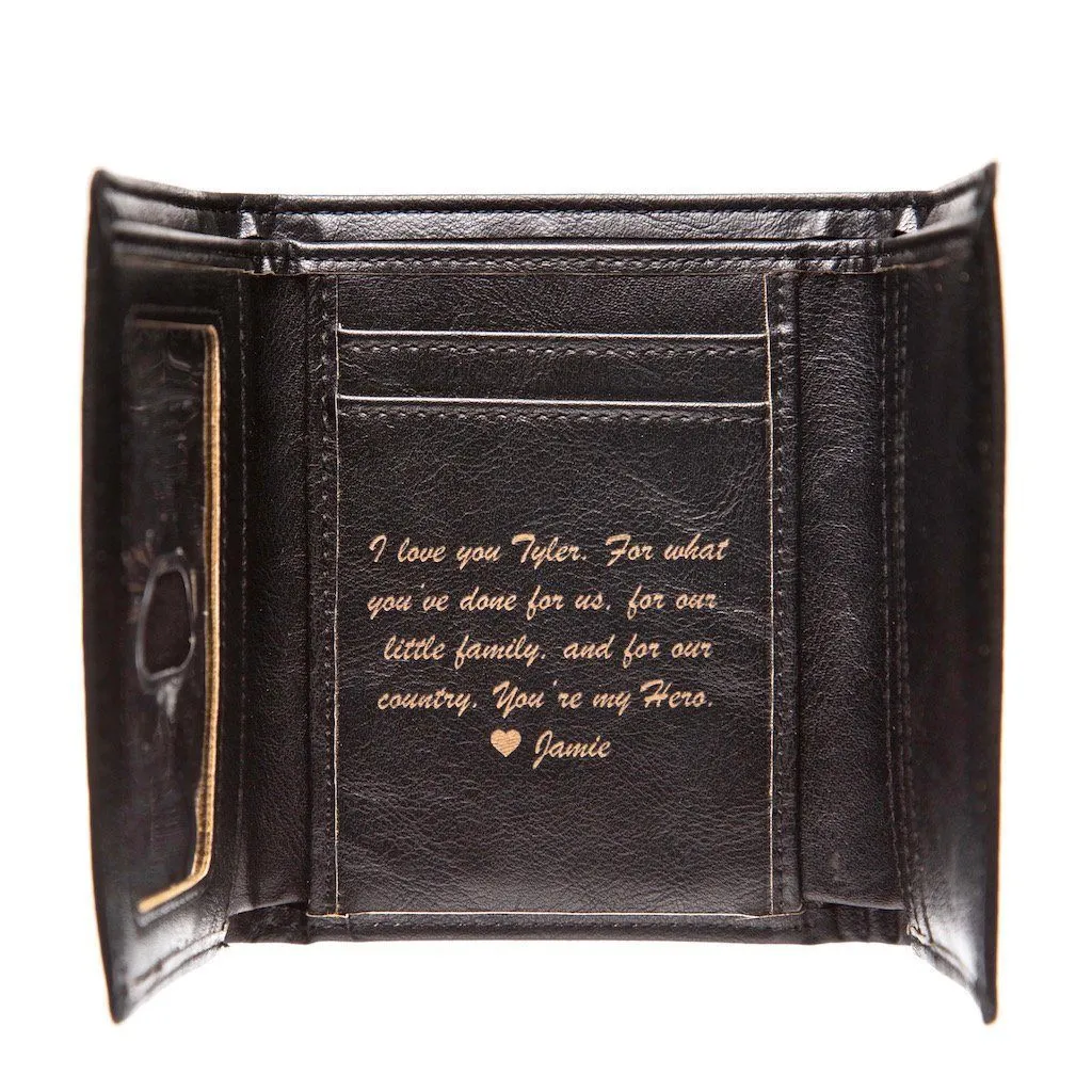 Personalized Trifold Wallet