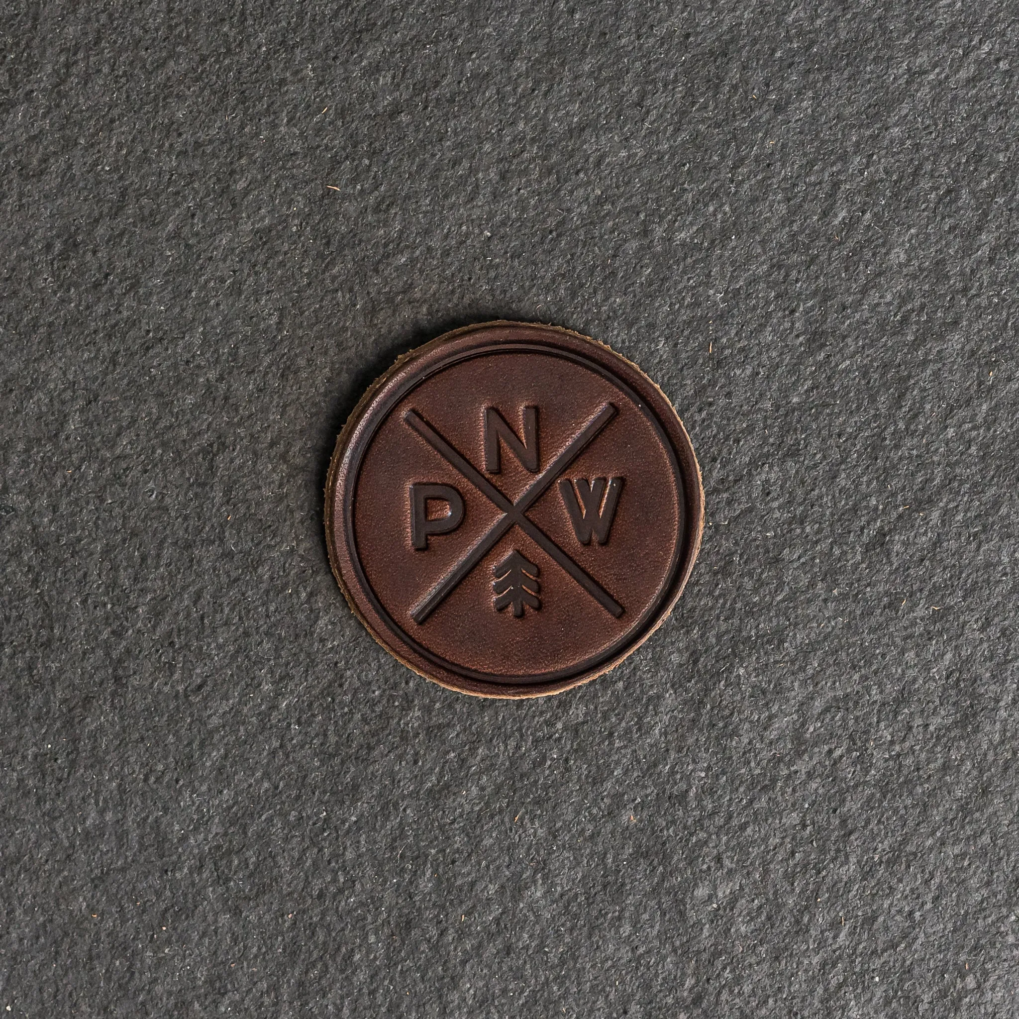 PNW Leather Patches with optional Velcro added - Pacific Northwest