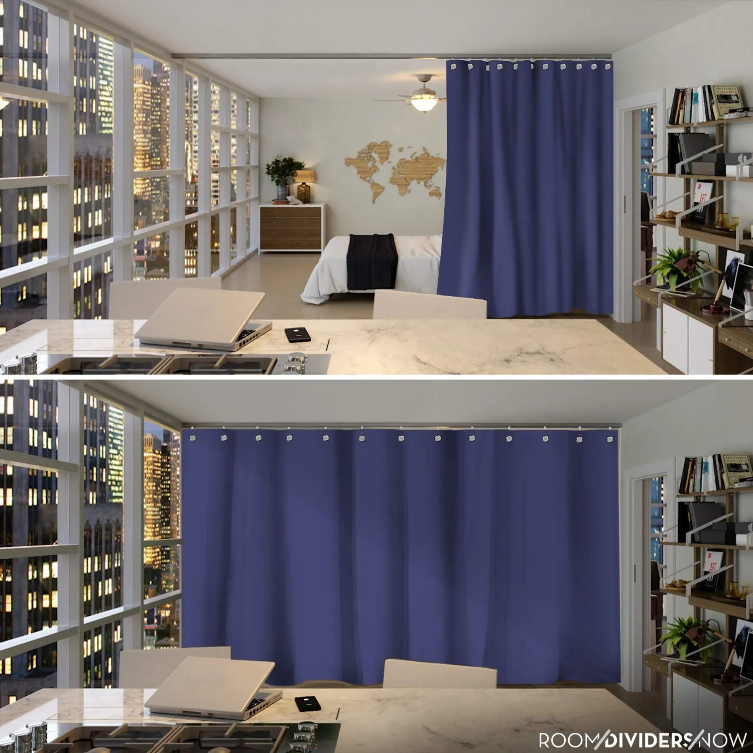 Premium Heavyweight Room Divider Curtain