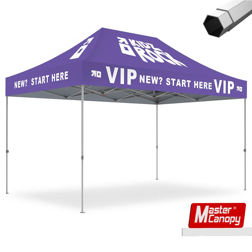 Premium Series- Custom 10x15 Heavy Duty Pop-up Personalized Canopy Tent