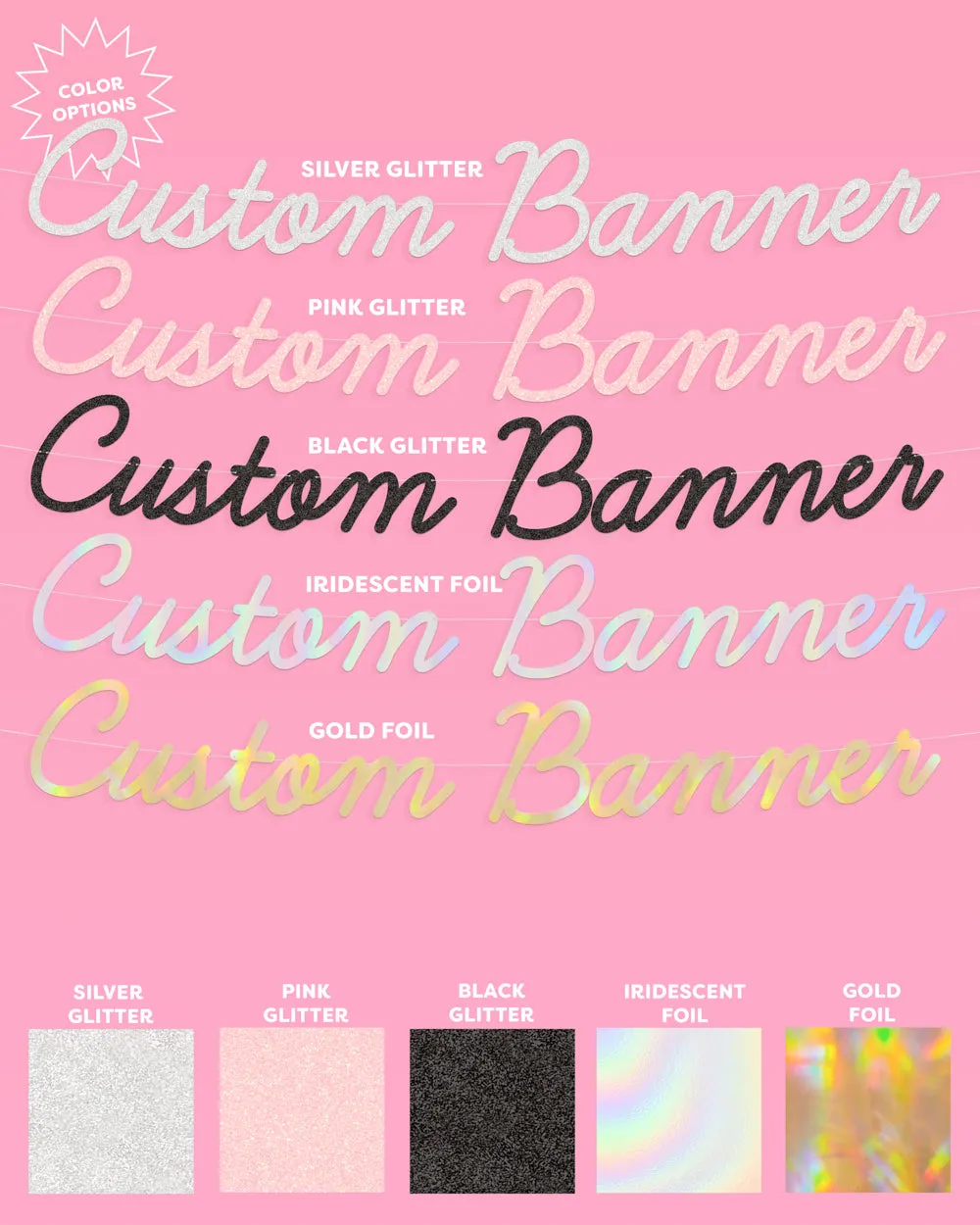 Pretty Custom Banner - customizable banner