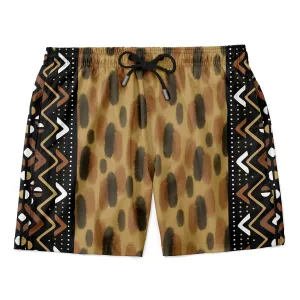 Printed Mud Cloth Shorts