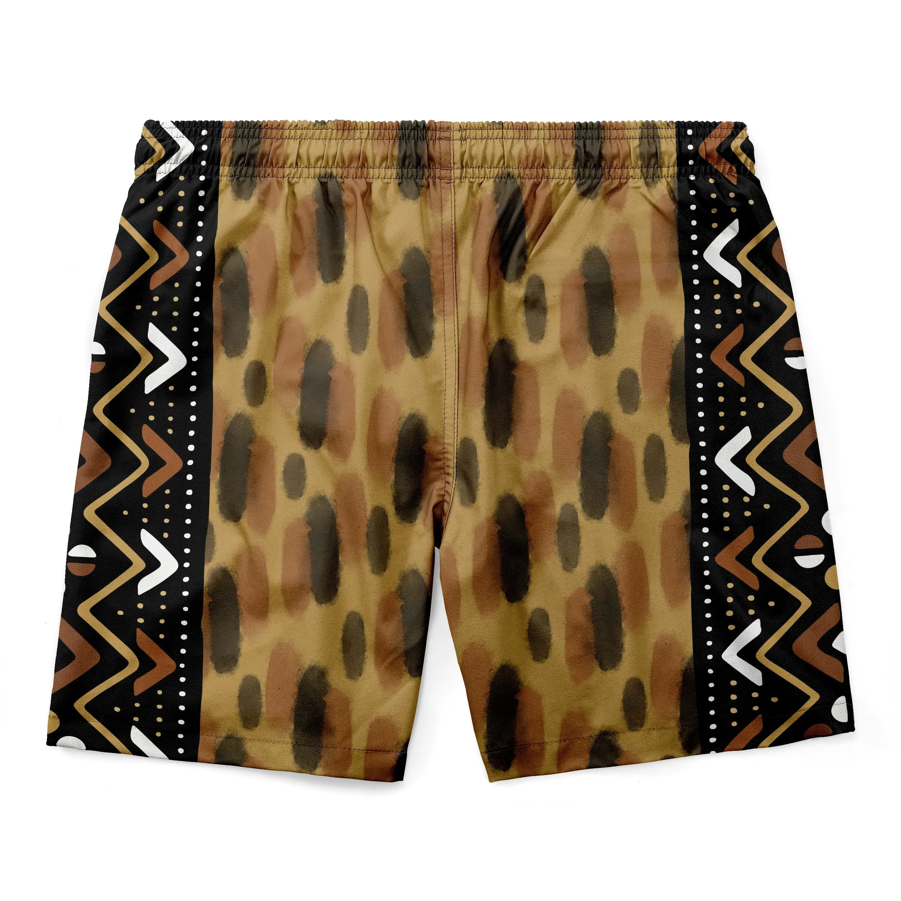 Printed Mud Cloth Shorts