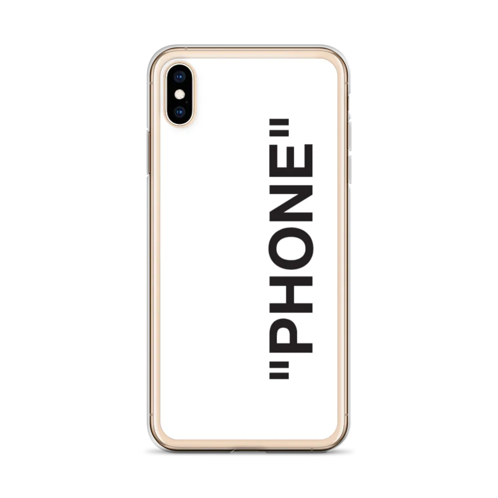 "PRODUCT" Series "PHONE" iPhone Case White