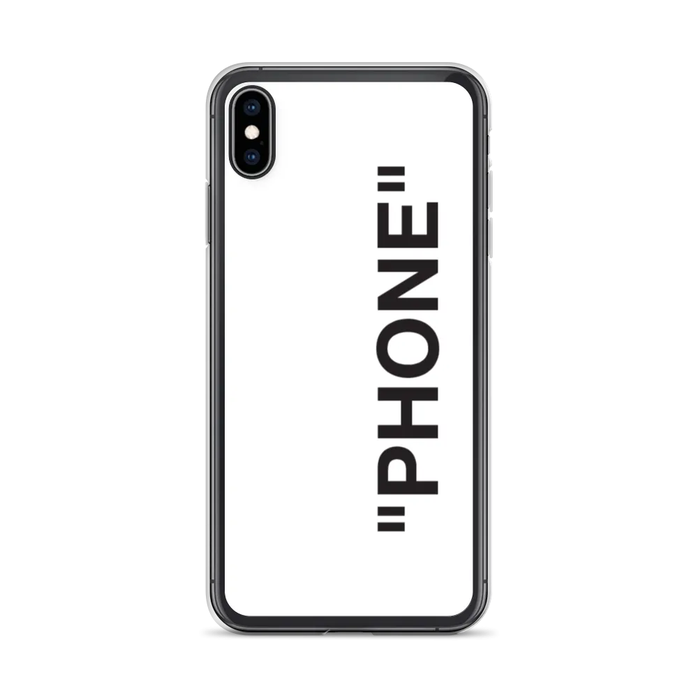 "PRODUCT" Series "PHONE" iPhone Case White