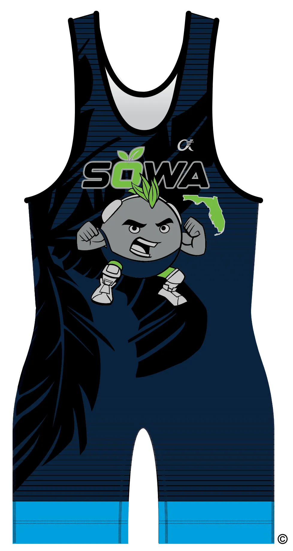 SOWA Singlet – Blue (MENS)