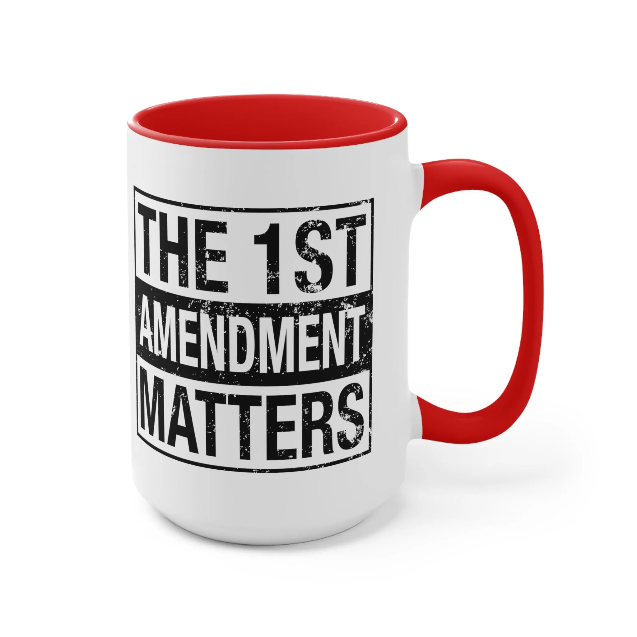 The 1st Amendment Matters Mug (3 colors, 2 sizes)