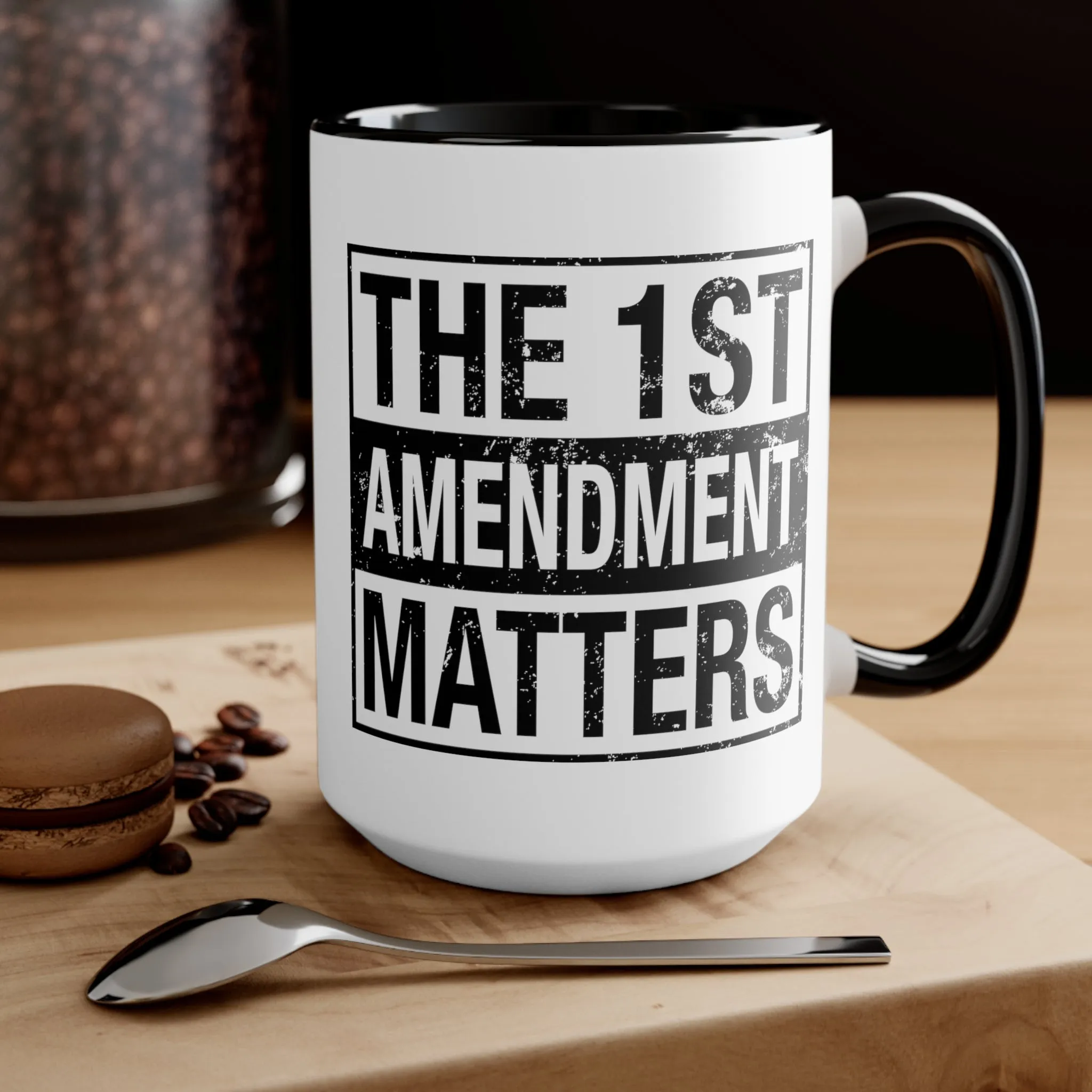 The 1st Amendment Matters Mug (3 colors, 2 sizes)