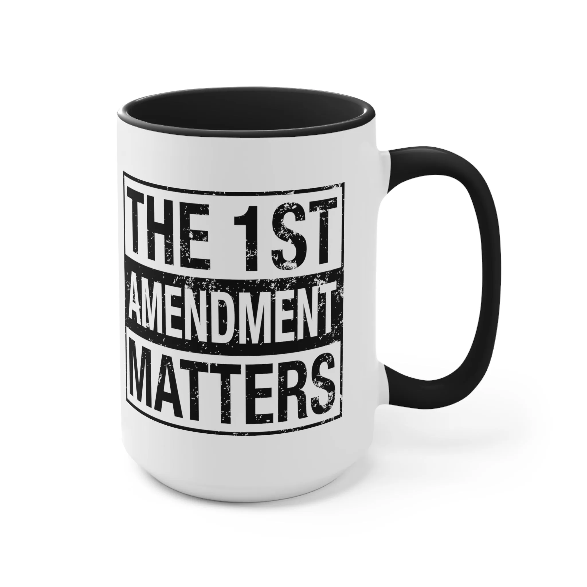 The 1st Amendment Matters Mug (3 colors, 2 sizes)