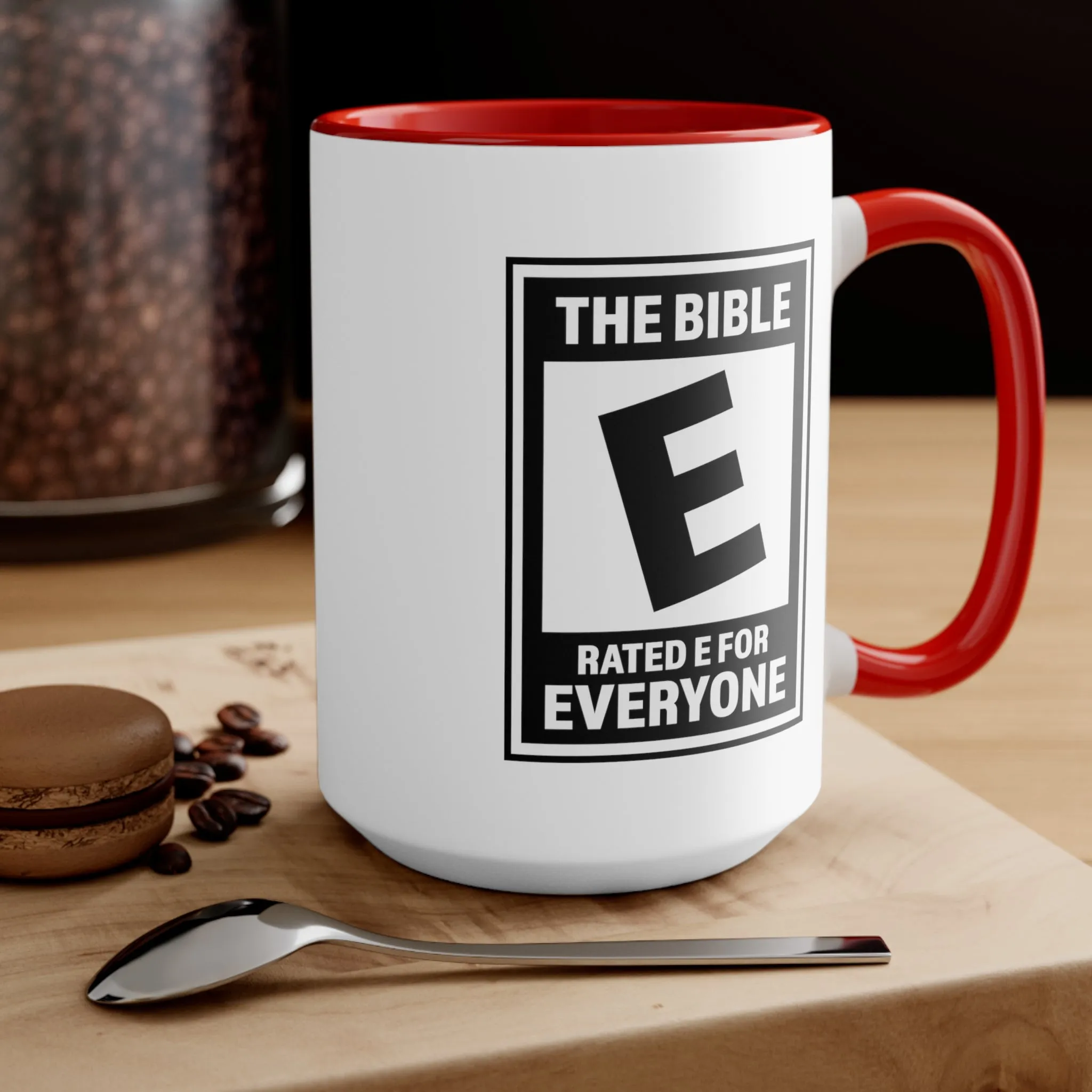 The Bible Rated E Mug