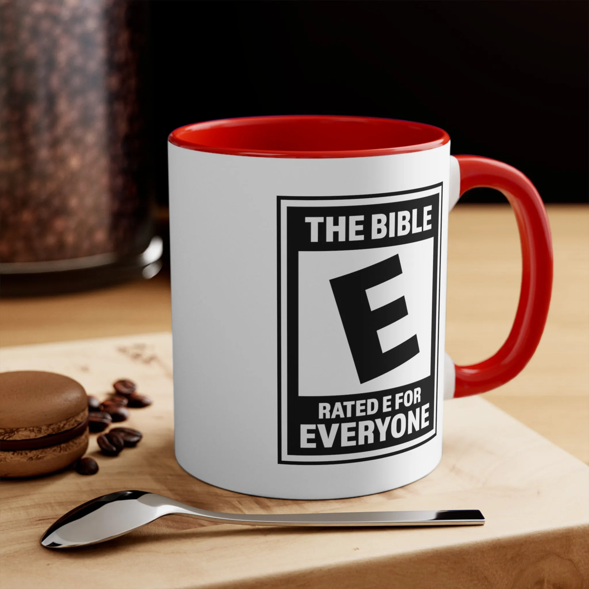 The Bible Rated E Mug